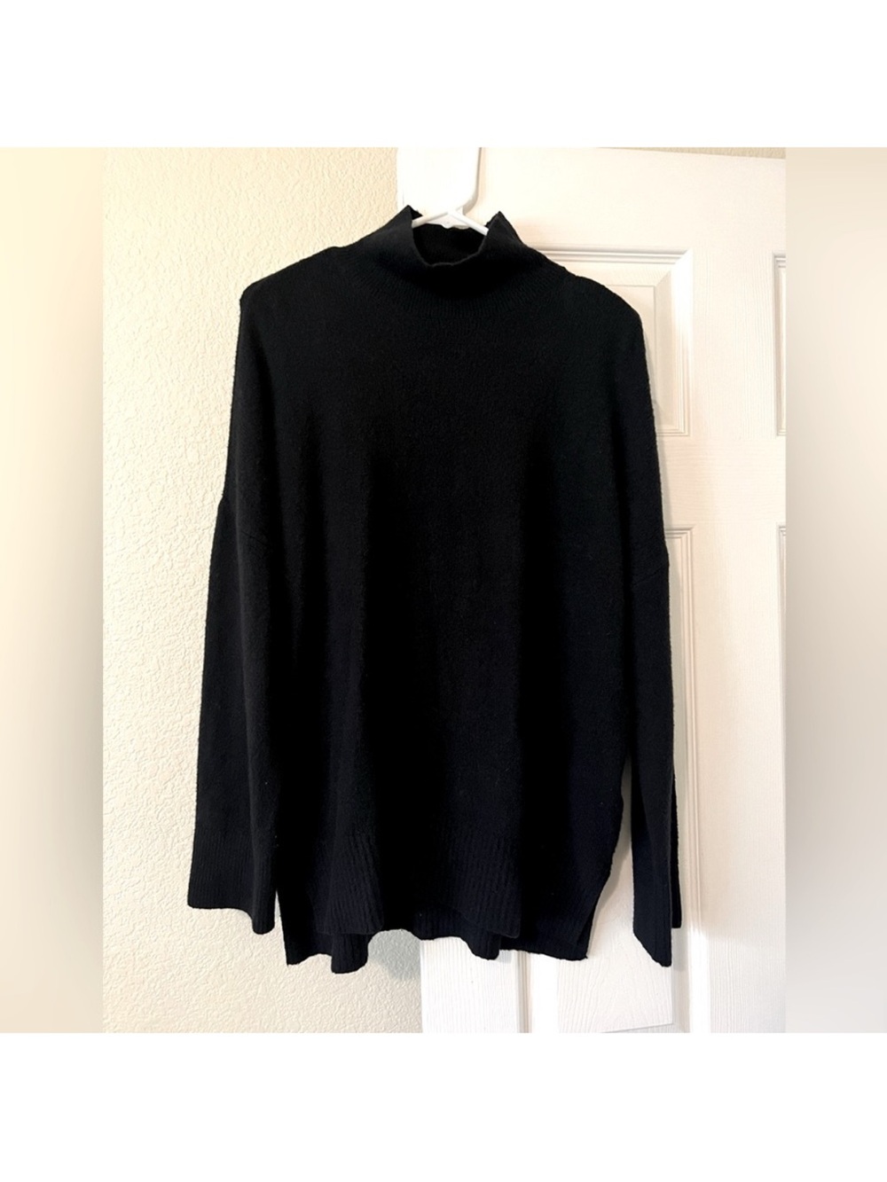 Mock Neck Side Slit Legging Sweater